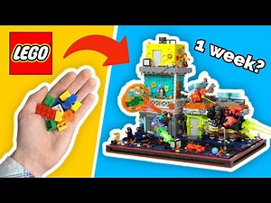 Building the COOLEST Cyberpunk Model out of LEGO…