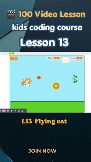Scratch tutorial | How to Add Collectible Coins in Scratch Games #scratch #codeblocks