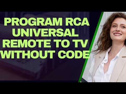 How to program rca universal remote to tv without code (2026) I DOUBLE Z