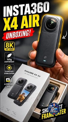 Insta360 X4 Air Review: 8K 360 Cam with Invisible Selfie Stick