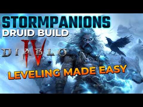 STORMPANIONS DRUID - Strongest Season 13 Starter (1-70) Diablo 4 Lord of Hatred!