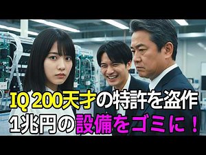 IQ 200の天才の設計図を横取りし、「これはもう俺たちの技術だw」と息子の名義で特許を出した専務。1年後、天才の一言で1兆円の設備が「産業廃棄物」と化し、大企業が崩壊した顛末。【感動する話】【スカッ
