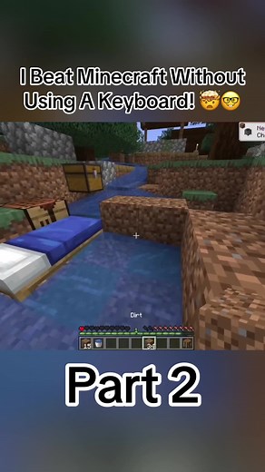 Minecraft Challenge: Beating the Game Without a Keyboard!