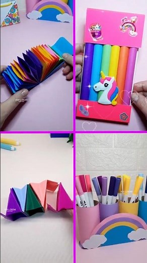 DIY FÁCIL | Ideias para fazer com Papel | Super FOFO | 😘🥰 Cute School Craft #diy #minipapercraft