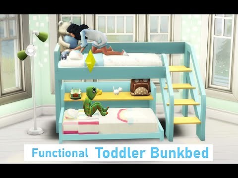 Toddler Bunk Bed Sims4 Mod
