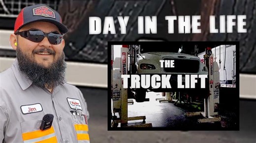 Day in the Life: How a Truck Lift Works. 305. Inside a Ryder Diesel Mechanic Shop | Emily Boom