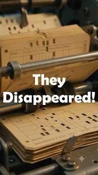 They Disappeared. So Did An Entire Industry. #futureofwork
