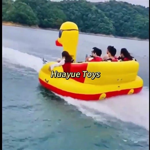 Water Sport Towable Flying Crazy Duck Boat Inflatable Duck Towable Boat