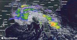 Gulf storm hits southeast US with drenching rain, strong winds and severe weather