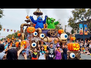 [4K] Disneyland Halloween Festival 2025 | Full Parade, Character Costumes & Spooky Walkthrough