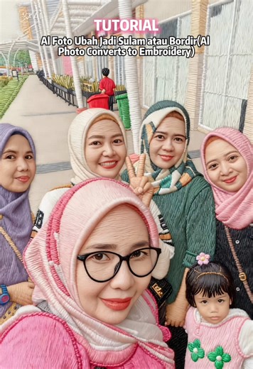 Transform Photos into Embroidery Effects with AI