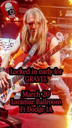 GRAVEL Live at Laramar Ballroom | March 20 2026 🔥🤘