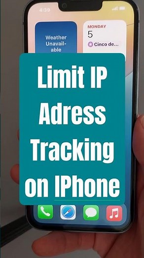 Limit IP Adress Tracking on IPhone
