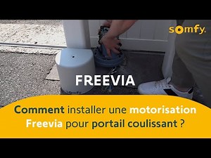 Freevia, comment installer une motorisation pour portail coulissant | Somfy