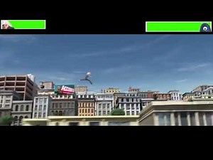 Monsters vs Aliens First battle with healthbars