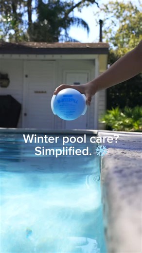 Winter pool maintenance doesn’t have to be a hassle. ❄️💧 The WinterPill combines enzymes, clarifiers, and stain & scale protection in one easy-to-use, slow-release capsule. ✅ Keeps water clear all winter ✅ Safe for all pool types ✅ Works with any sanitizer or winter kit ✅ Faster, cleaner spring openings Just drop it in — The WinterPill does the rest. Shop now at the link in bio! #WinterPill #Leslies | Leslie's