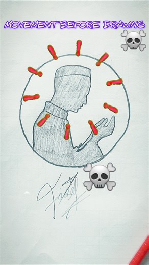 🤯movement before drawing ☠️ #shorts #viral #trollfaceedit #trollface