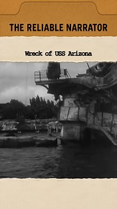 80K views · 1.8K reactions | Wreck of USS Arizona A silent ruin in Pearl Harbor’s waters—Arizona lies broken, her turrets awash and her shattered superstructure rising above the tide. Divers move through the wreckage, documenting the wounds left from the attack that marked America’s entry into war. #WWII #USSAZ #PearlHarbor #USNavy #PacificWar #fyp | The Reliable Narrator | Facebook