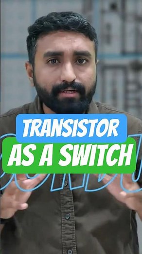 Transistor as a switch #electronics #viralshorts