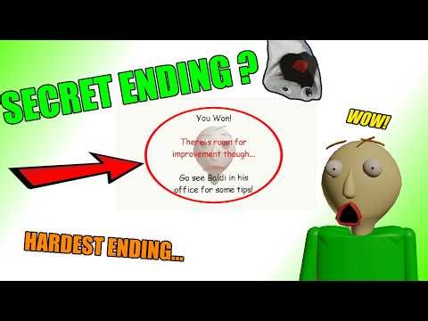 Baldi’s Basics Secret Ending Walkthrough (No commentary)