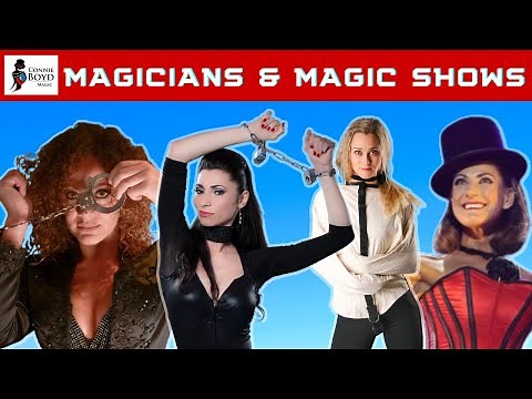 FAB Female Magician Stars & 4 Different Magic Shows starring Women