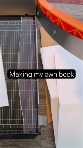 Making my own book for a 2026 photo album #asmrpaper