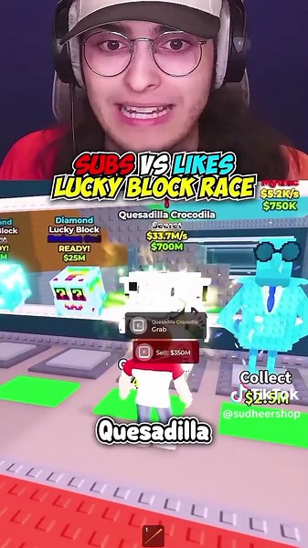 Lucky Block Race: Sammy vs Jandel Showdown