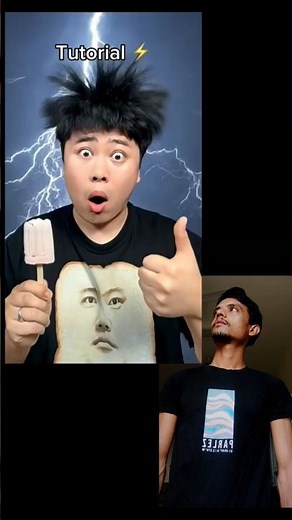 Electric Shock Face Effect Tutorial ⚡ | Viral Editing Trick#shorts #shortsvideo