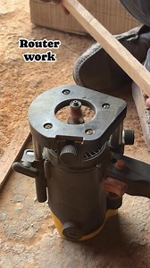 Router work #reelsviralシ #reelsfbシ #machinery #woodart #woodworking #design #craft #furniture #machine #crafting | Manoj Suthar