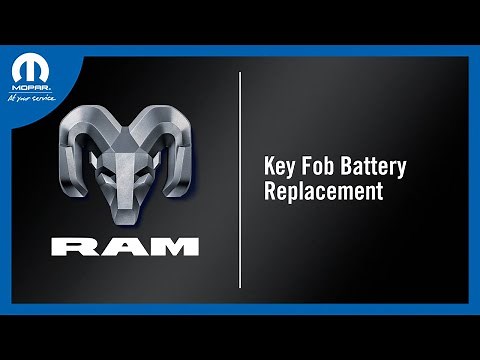 Key Fob Battery Replacement | How To | 2025 Ram Chassis Cab