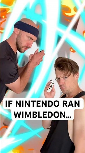 People playing Nintendo Switch Sports Tennis like it’s Wimbledon…| why are perfect serves so hard 😭