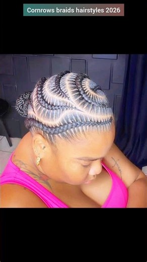 Cornrows Braids Hairstyles 2026 🔥 #Shorts #braids #hairstyles #stitchbraids #cornrows