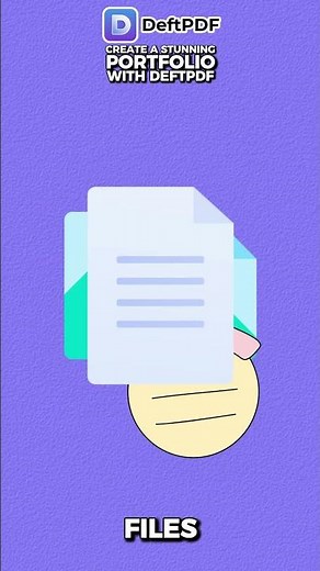 Showcase your work with a beautifully formatted PDF portfolio! #DeftGPT #shorts