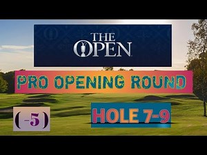 GOLF CLASH THE OPEN CHAMPIONSHIP TOURNAMENT PRO OPENING ROUND HOLE 7-9⛳️ ( -1 , -2 , -2 ) = -5