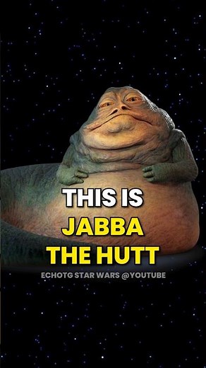This is Jabba The Hutt #starwars
