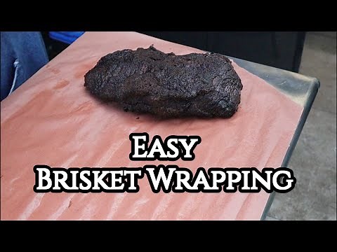 How to Wrap a Brisket in Pink Butcher Paper | Keys to a Better Smoked Brisket