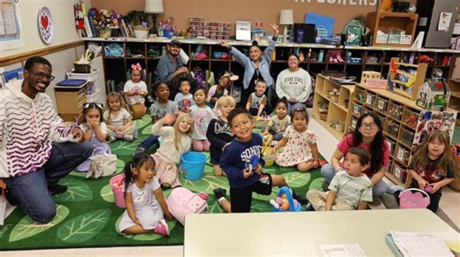 CTC Child Development Center hosts indoor Easter egg hunt