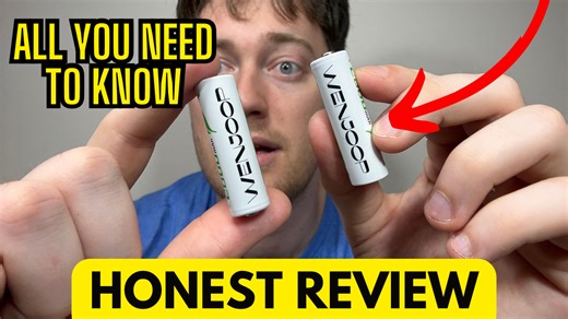 Watch Rechargeable Batteries Review on Amazon Live