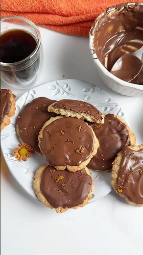 No Gluten, No Sugar, No Dairy Orange Cookies with Chocolate 🍪 Perfect for Christmas!