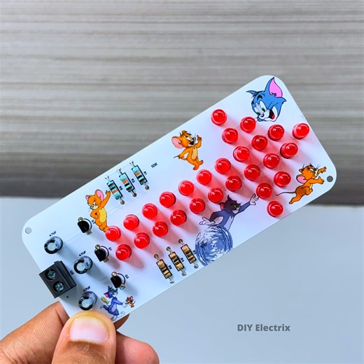 LED Direction Indicator Circuit #Electronics #electronica #engineering #Reels #trending | DIY Electrix