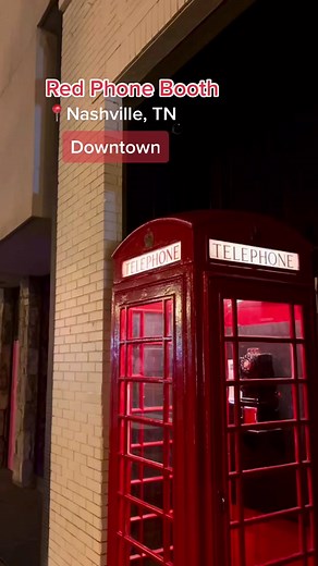 Red Phone Booth Nashville TN: 1920's Prohibition Era Speakeasy