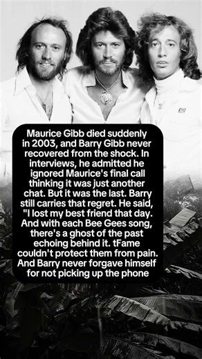 Barry Gibb Ignored One Phone Call - And Regretted It Forever
