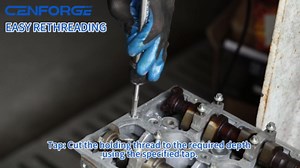 M14x1.25 Helicoil Thread Repair Kit, Metric HSS Drill Helicoil Repair Kit for Rethreading Internal Threads with Carry Case, 15PCS