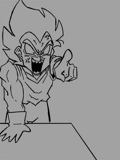 vegeta is so silly🤪#dragonballsuper#dragonballz#dbz#vegeta#goku#broly#animation