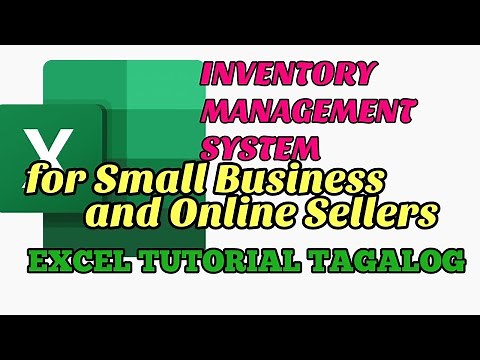 How to create Inventory Management System Excel Video Tutorial- Tagalog