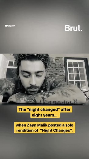 A heartwarming, yet heartbreaking surprise for all One Direction fans… Seven years after leaving the pop band, singer Zayn Malik posted a solo rendition of “Night Changes”. The video garnered over 14 million views in just 10 hours. | Brut India