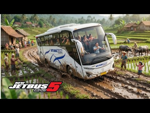 Perjalanan Ekstrem Bus 168 Trans 🚌 Becek, Hutan & Jalan Rusak | Diorama Miniatur Super Realistis