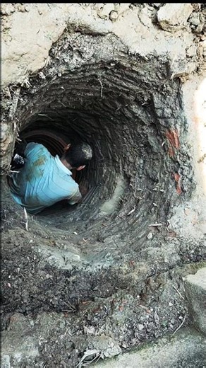 Cesspool Construction #septictanks #welldigging #finishing #shorts