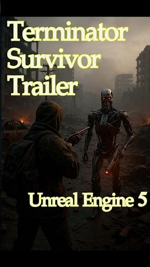 Terminator Survivor – Official Trailer | Unreal Engine 5 | 4K Ultra Graphics #Shorts