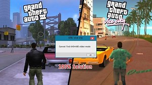 Cannot find 640×480 video mode | GTA Vice city | Screen Resolution solution